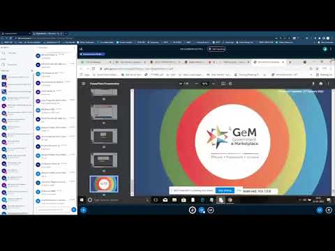 Introduction to Govt. eMarketplace (GeM) of IR