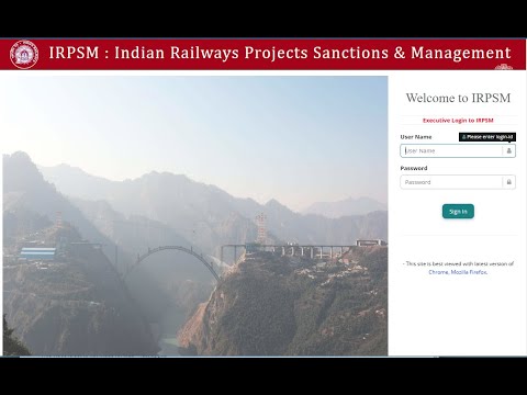 Introduction to Indian Railway Project Management System (IRPMS) of IR