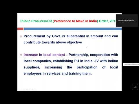 Public procurement Make in India