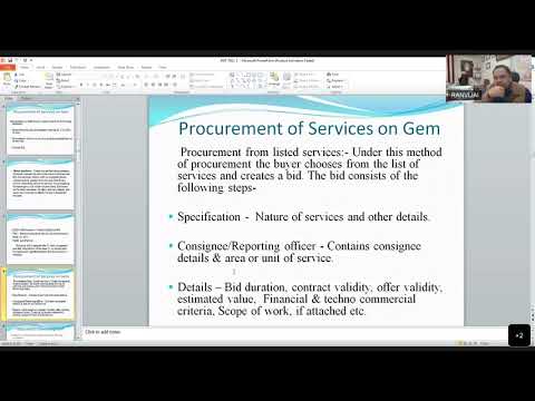 Outcome based service contract in GeM